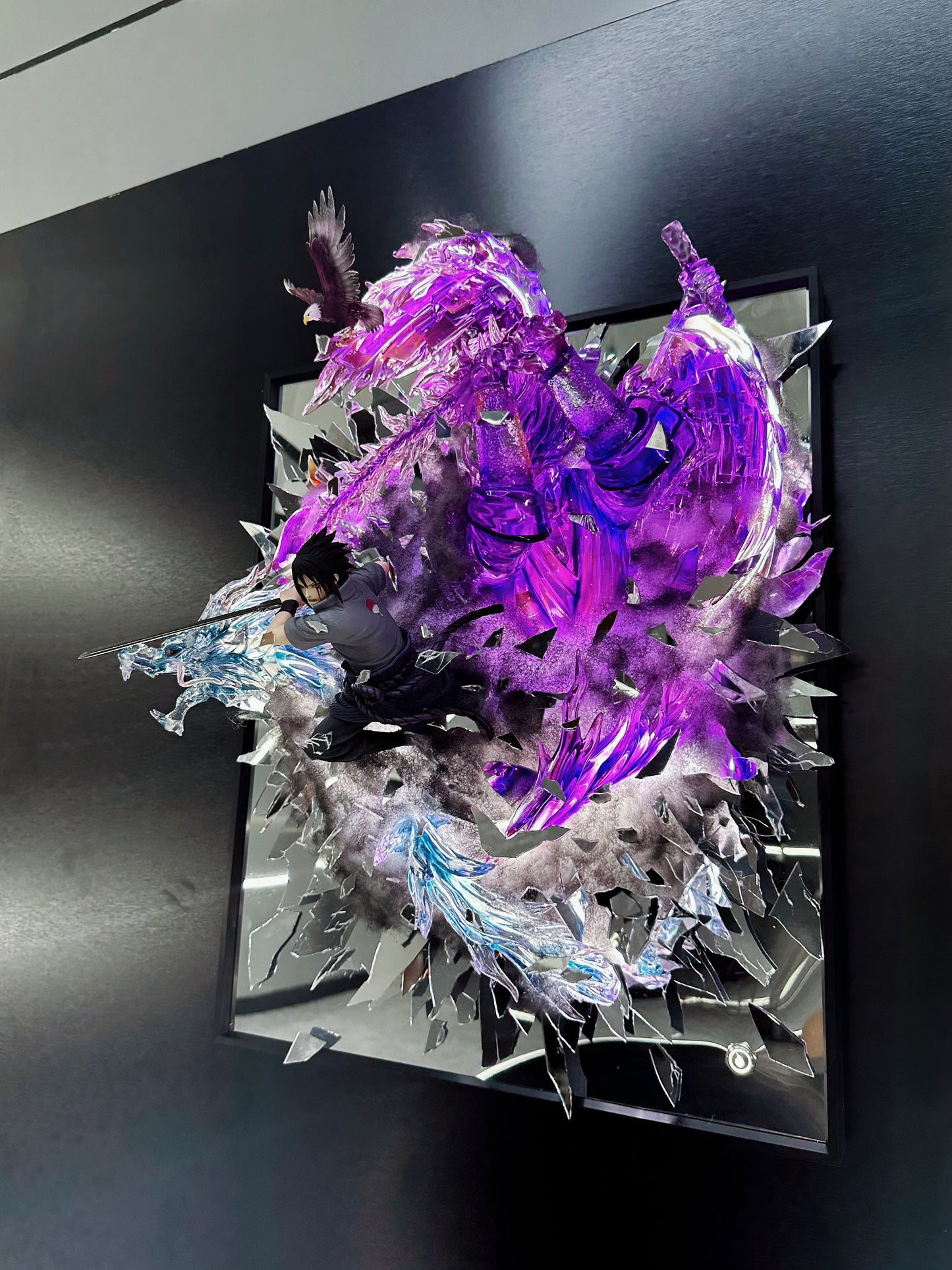 Naruto Sasuke with susanoo fight from broken mirror 50*60