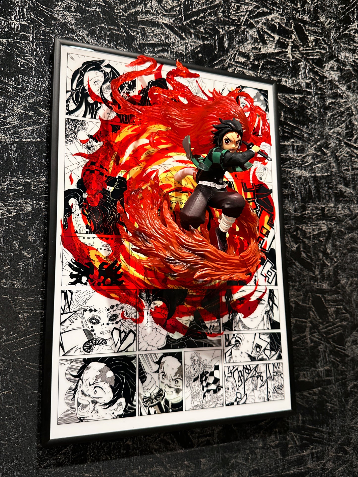 Tanjiro Demon slayer! 3D painting 27*40cm