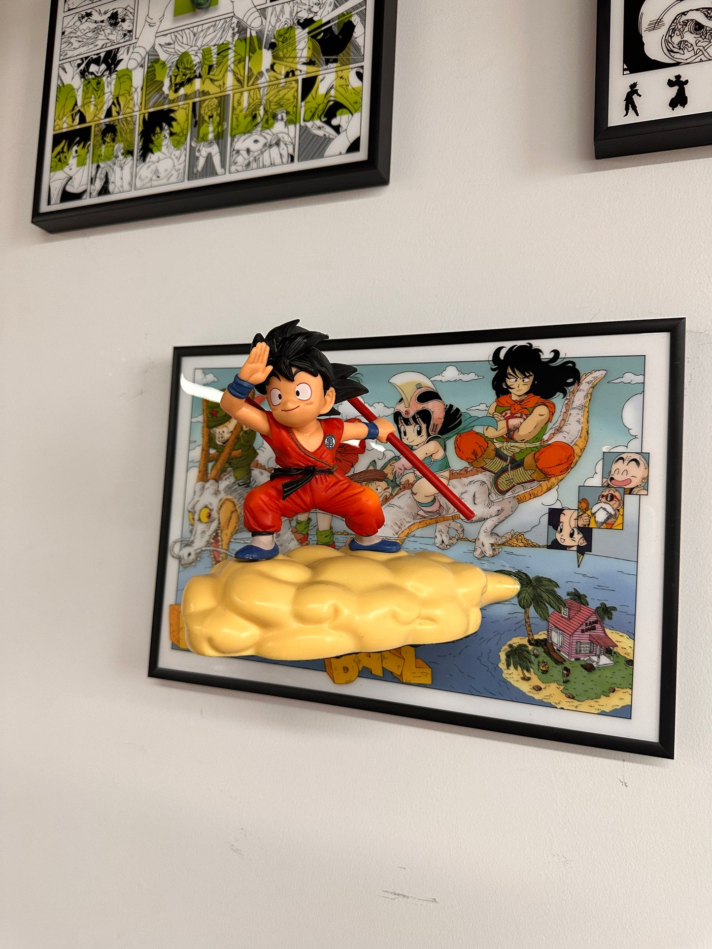 Kid goku on the flying cloud! 21*30