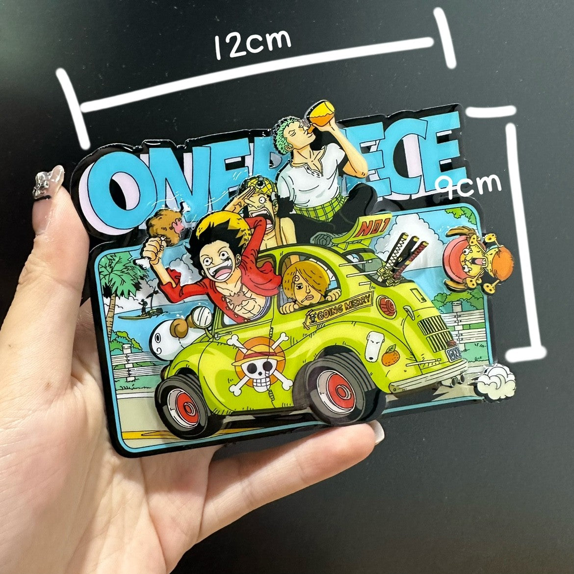 One piece fridge magnet Luffy Zoro Chopper!