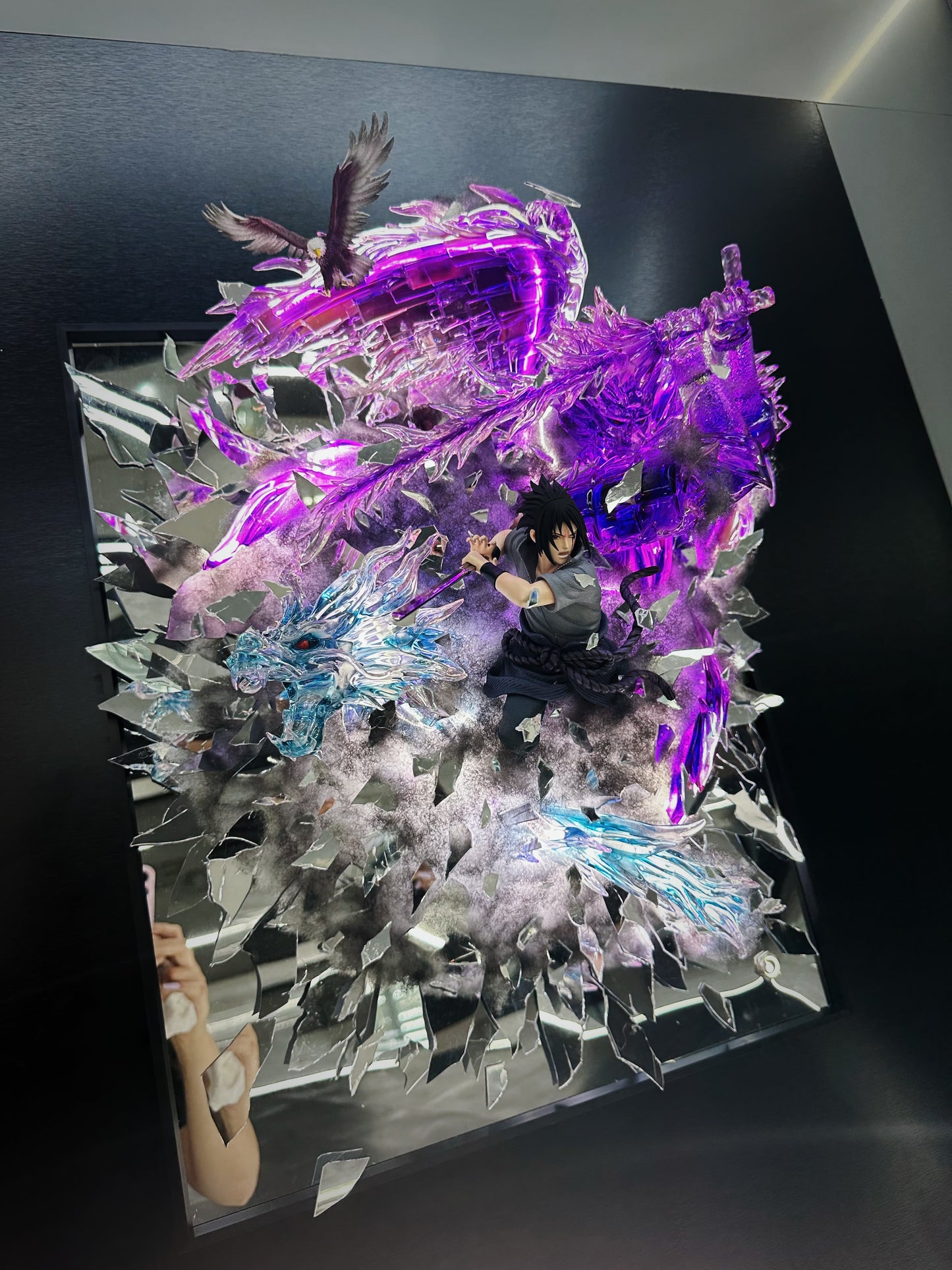 Naruto Sasuke with susanoo fight from broken mirror 50*60