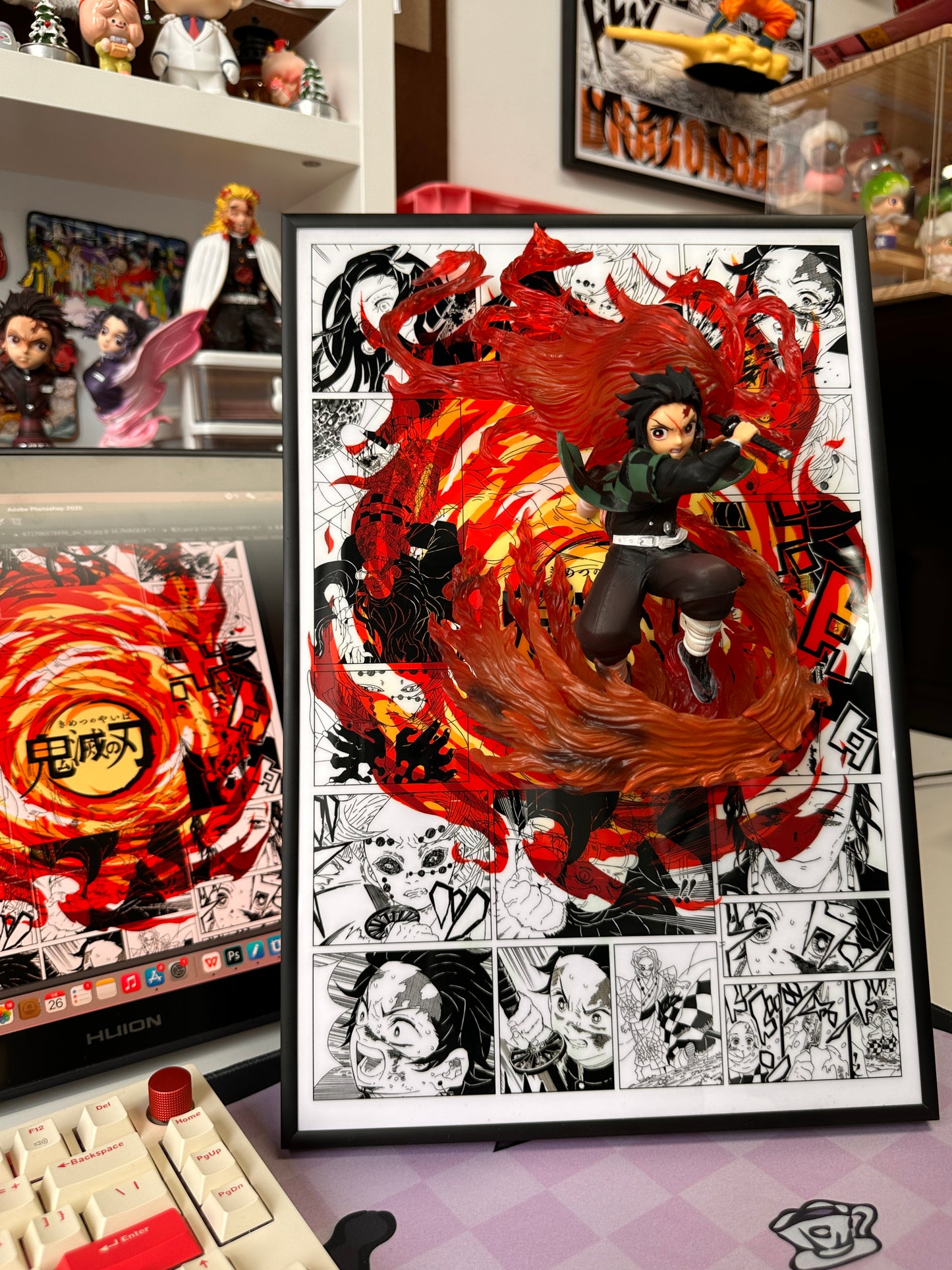 Tanjiro Demon slayer! 3D painting 27*40cm