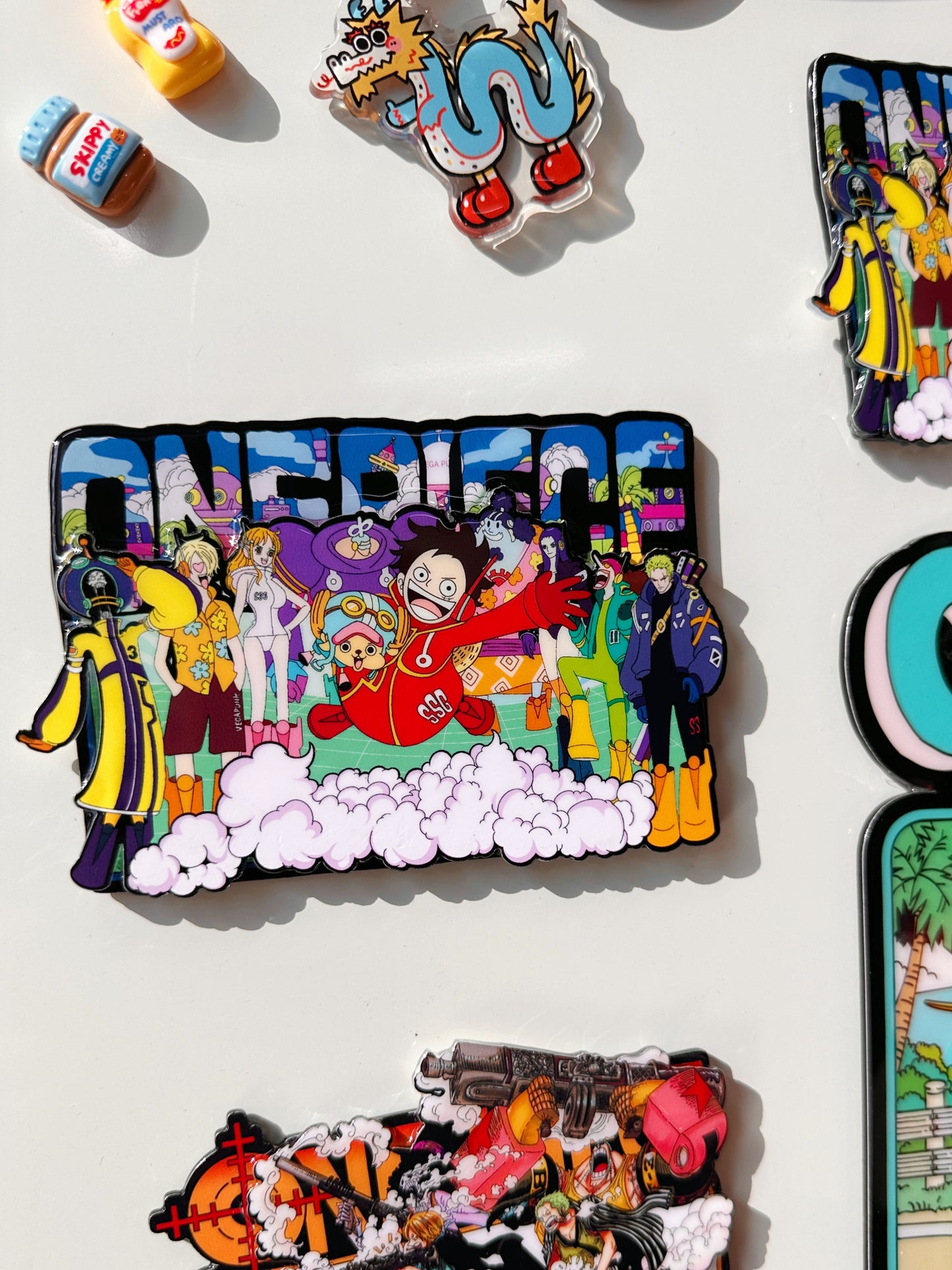 Future island in One Piece Luffy magnet !