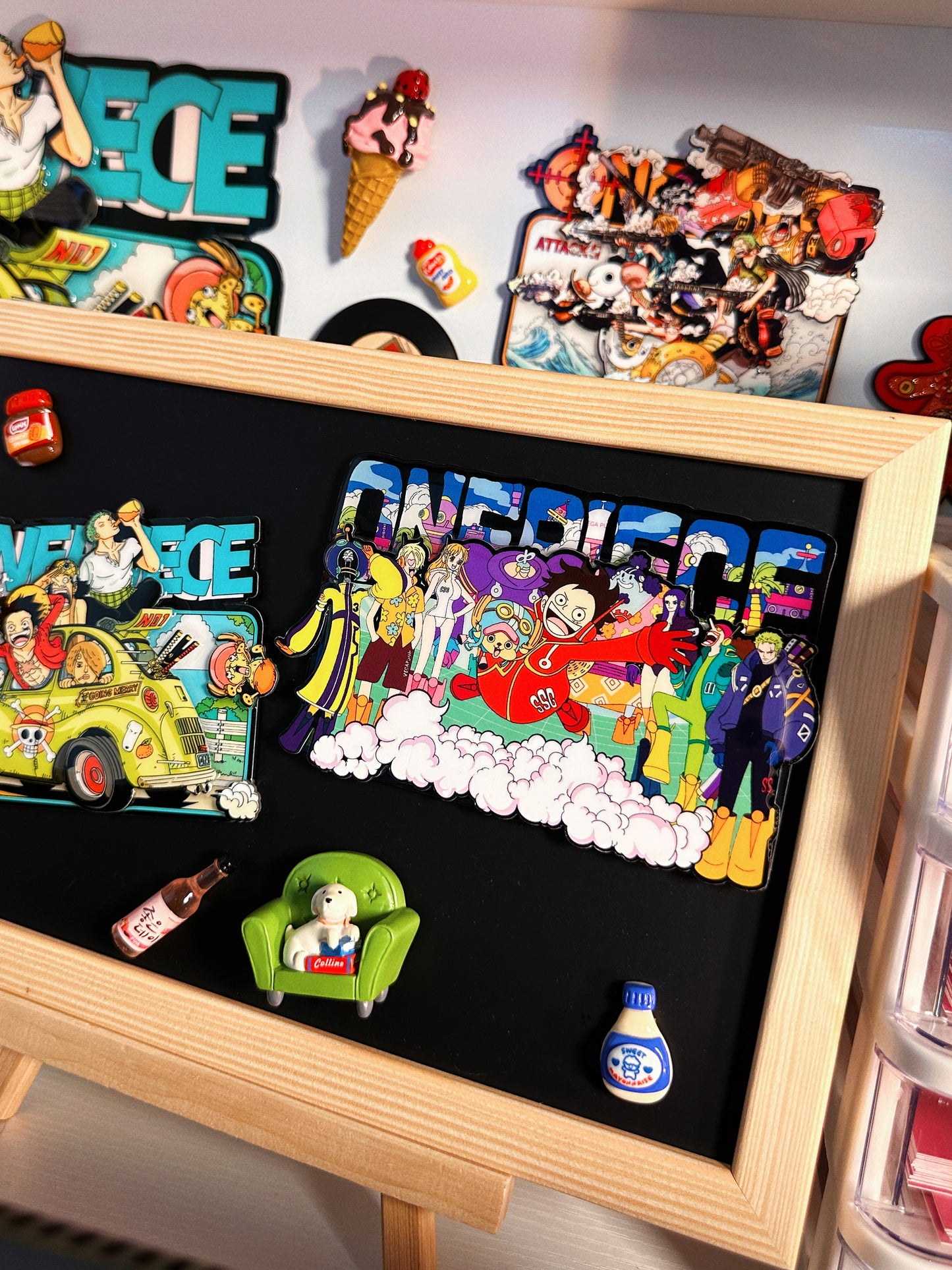 Future island in One Piece Luffy magnet !