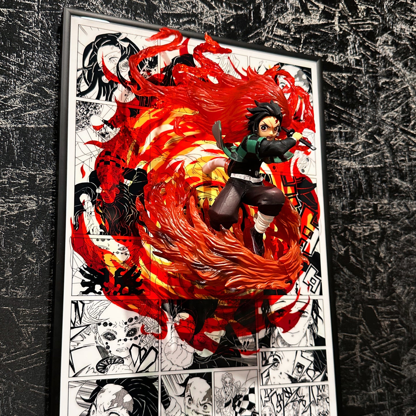 Tanjiro Demon slayer! 3D painting 27*40cm