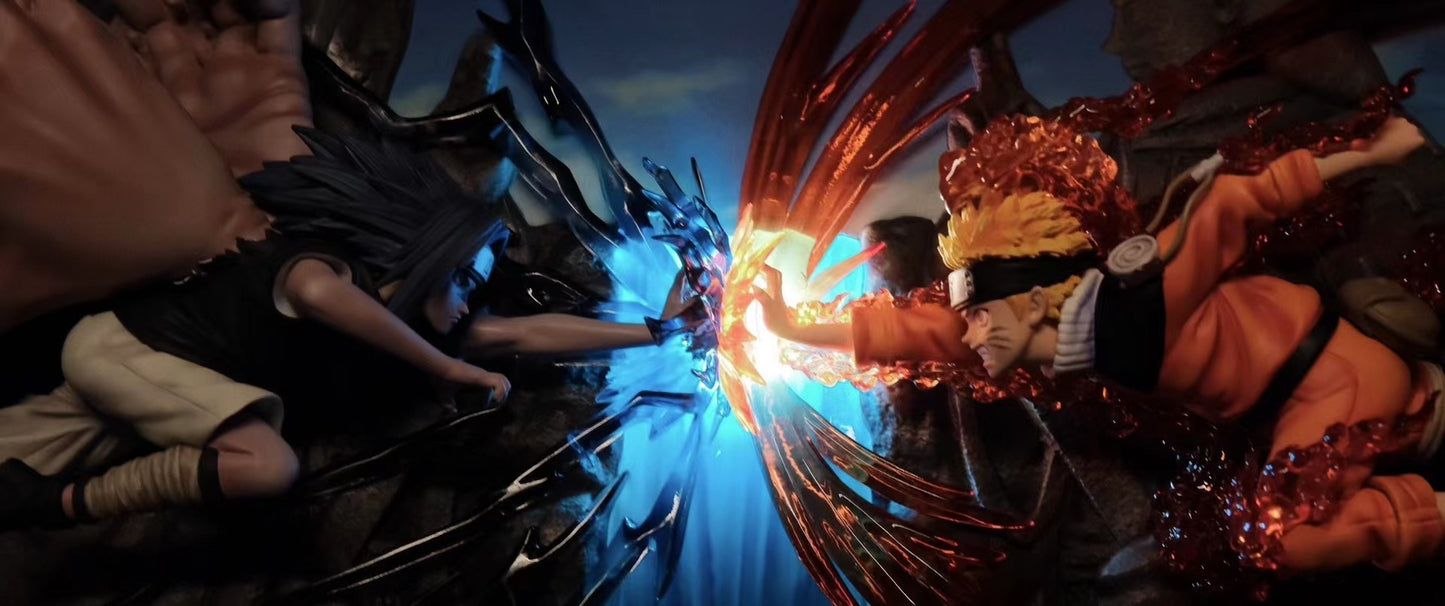Naruto VS Sasuke fighting valley!