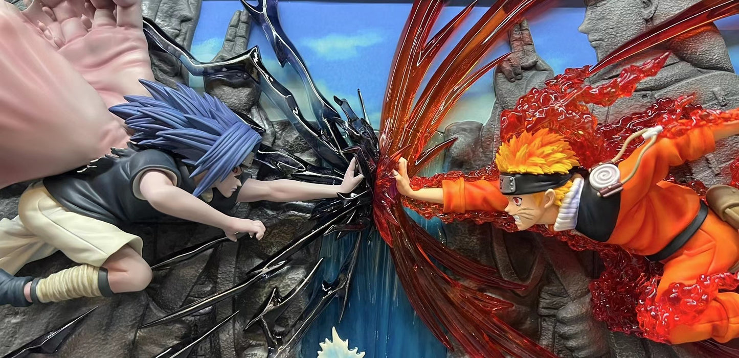 Naruto VS Sasuke fighting valley!