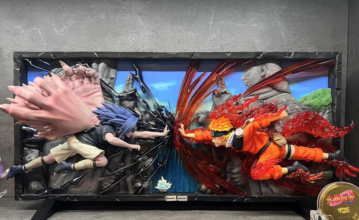 Naruto VS Sasuke fighting valley!