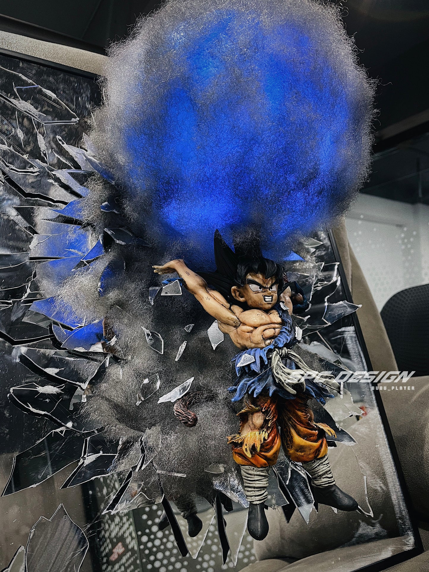 Guko broken mirror with spirit bomb!!Anime world! !40*50cm