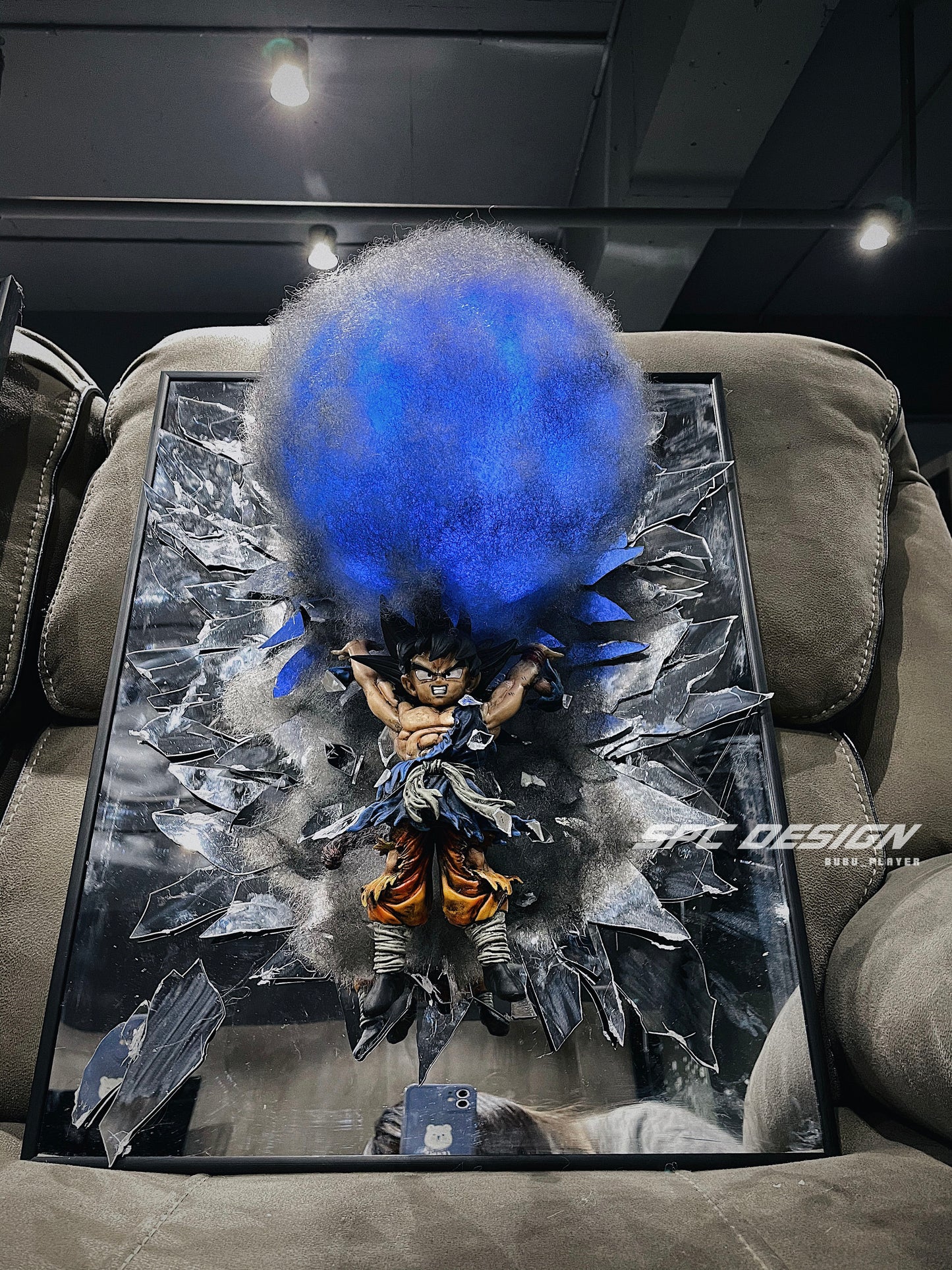 Guko broken mirror with spirit bomb!!Anime world! !40*50cm