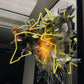 Demon slayer Zenitsu with yellow thunder lighting~Anime world !!50*60cm