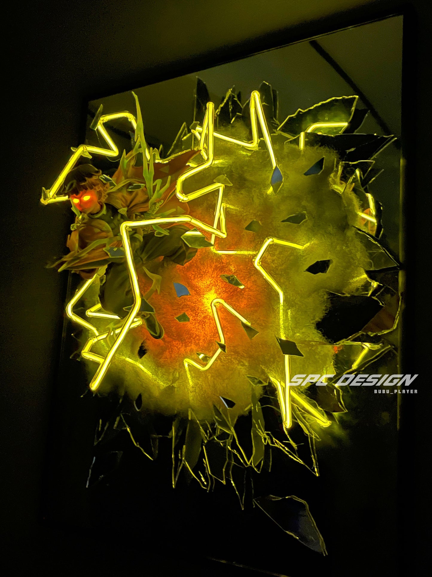 Demon slayer Zenitsu with yellow thunder lighting~Anime world !!50*60cm
