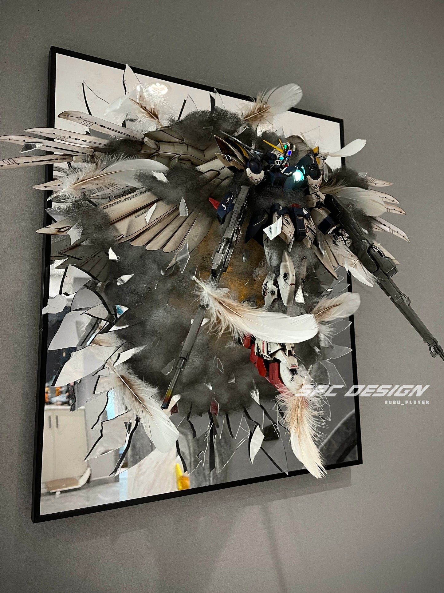 Wing Zero Gundam with broken mirror PG 1:60