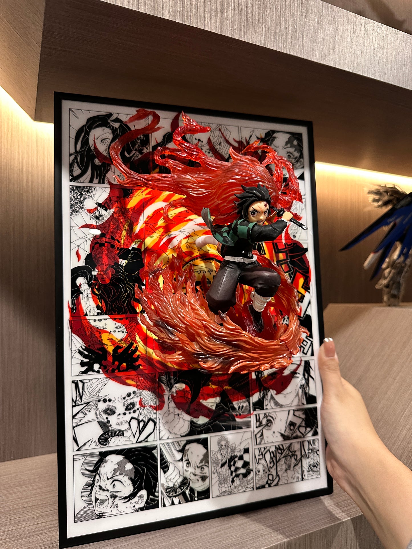 Tanjiro Demon slayer!  3D painting 27*40cm