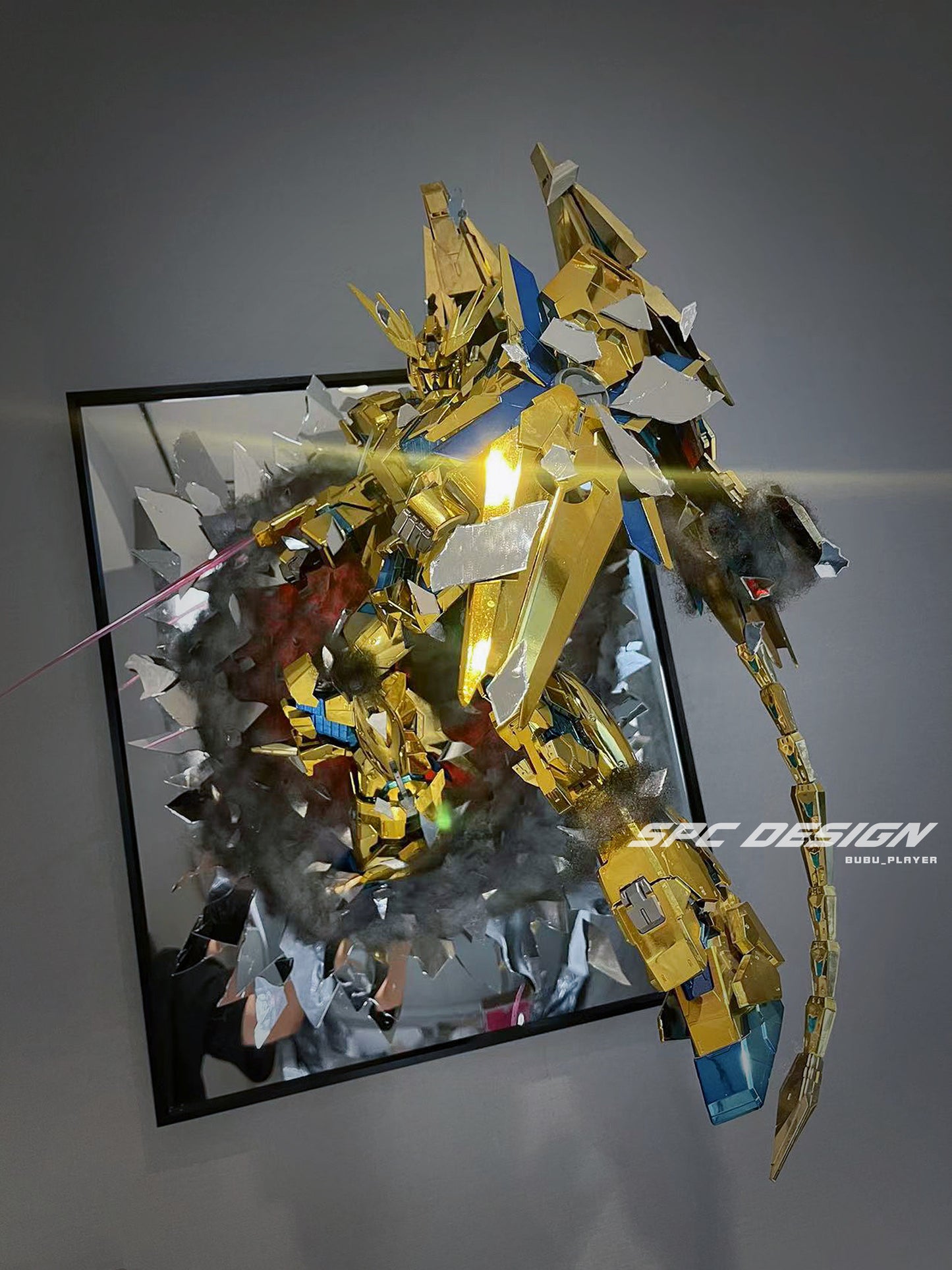 Unicorn Gundam 03 Phenex with broken mirror mega 1:48 phoenix