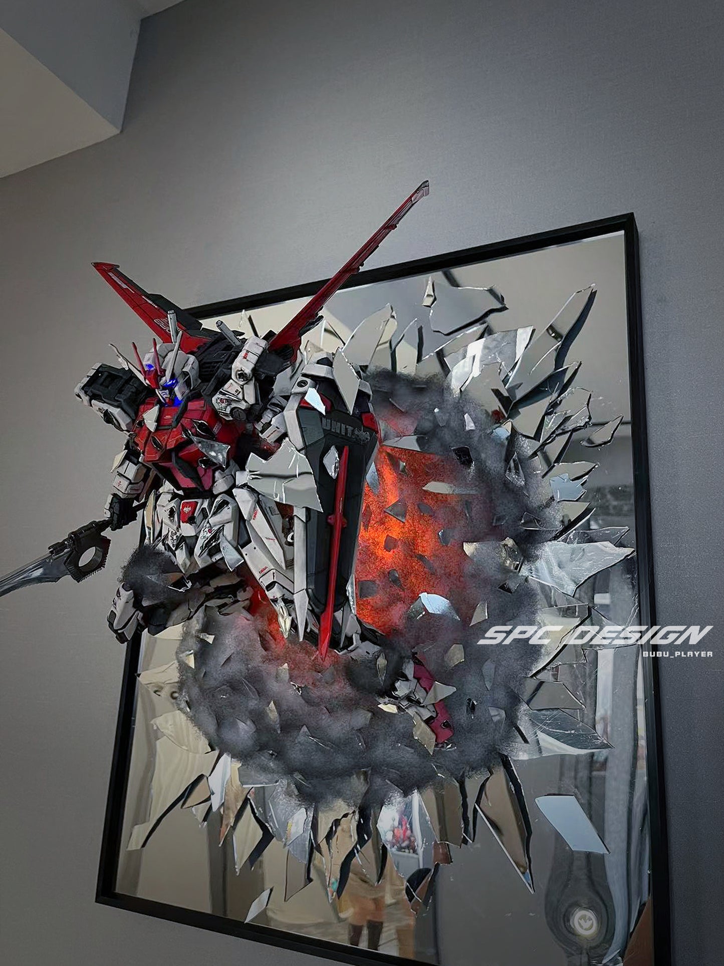 Strike Rouge Gundam with broken mirror 1:60 PG